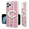 thumbnail image 5 of Cincinnati Reds Text Backdrop Clear iPhone Case, 5 of 7