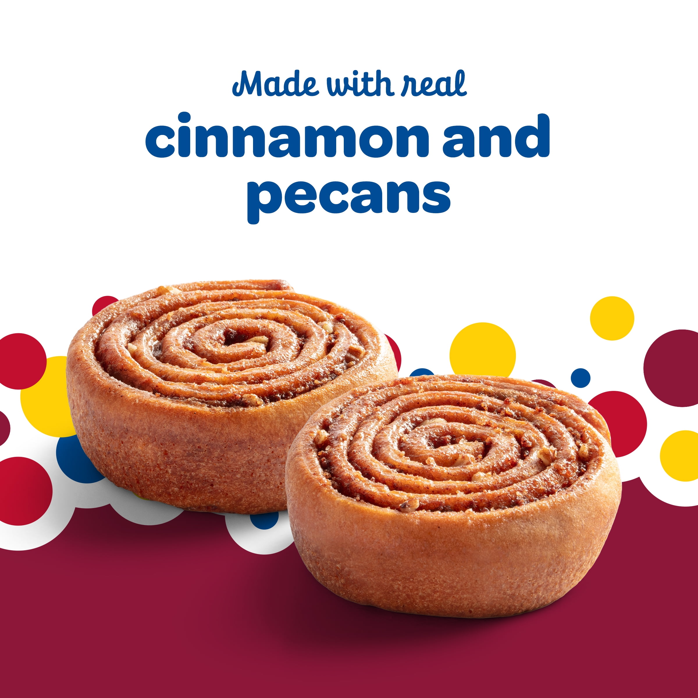 (5 pack) Wonder Cinnamon Twist, Cinnamon and Pecan Baked Pastry Rolls, 6 oz, 6 Count