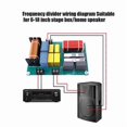 thumbnail image 2 of 800W Tweeter Woofer Speaker 2 Way Crossover 2800Hz PA-280 Treble Bass Divider for 6-18Inch Stage Spe, 2 of 5
