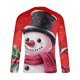thumbnail image 5 of Blusas y camisas de manga larga y cuello redondo para hombre, informales, a la moda, con estampado navideño, cuello redondo, blusas de licra de manga larga para hombre., 5 of 5