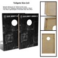 thumbnail image 2 of Skip's Garage Black Bricks Cornhole Boards - Includes Wraps or Boards plus More NO Accessories Board Wraps Only, 2 of 6