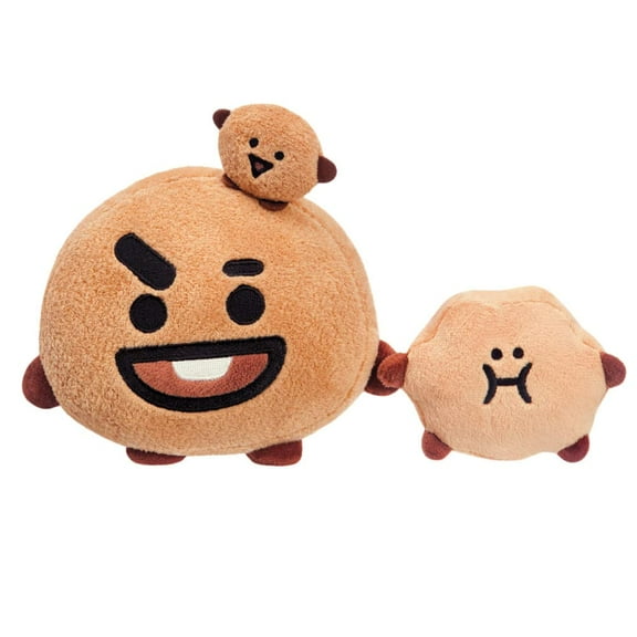 AURORA 61462, BT21 Official Merchandise, SHOOKY Soft Toy, 12 cm, Brown