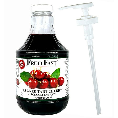 1 QUART Tart Cherry Juice Concentrate Cold Filled, 32 Day Supply and a Juice PUMP for easy (Best Juice For Psoriasis)