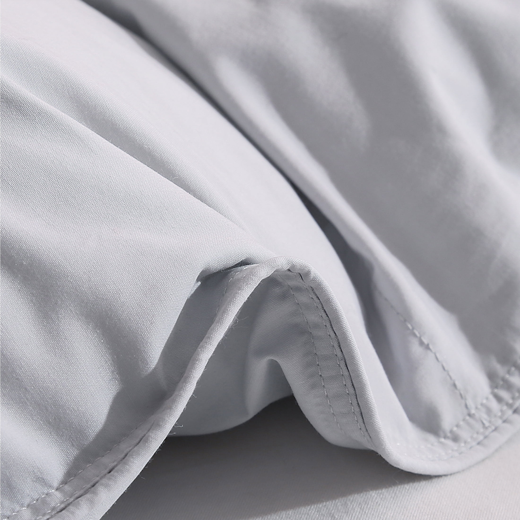 SNOWMAN Tin Grey Queen Size Feather Down Comforter,Ultra Soft Fluffy All Season Warm,Machine Washable Hypoallergenic