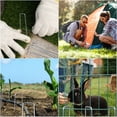 thumbnail image 3 of 60 paquetes de estacas de jardín de acero galvanizado de calibre 11 de alta resistencia de 6 pulgadas, grapas, clavijas de seguridad para asegurar el paisaje de tela de malas hierbas, 3 of 5