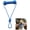 Blue, variant on Dual Action Dog Chew Toy, Dog Teeth Cleaning Chew Bone for Brushing, Pet Chew Sticks for Small Medium Large Dogs (Blue)
