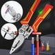 thumbnail image 2 of Eight in 1 Wire Strippers with Electricity Measurement Function Universal Comfort Grip Wire Stripper for Wire Splitting Crimper Cutter, 2 of 5