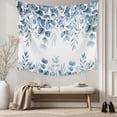 thumbnail image 5 of Blue Green Eucalyptus Leaves Large Tapestry for Bedroom Wall Hanging Tapestry, Spring Summer Botanical Ceiling Backdrop Tapestries Poster Blanket Wall Decor for Teens Room Living Room Dorm 85" x 90", 5 of 8