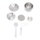 thumbnail image 3 of Kit de Cápsulas de café reutilizables de acero inoxidable Sincero con filtro cepillo cuchara y placa prensadora Compatible con EDG DG325, 3 of 10