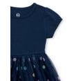 thumbnail image 3 of Wonder Nation Baby & Toddler Girl's Print Tutu Dress, 3 of 3