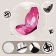 thumbnail image 4 of Pink Cosmic Dreamland Car Seat Cover Set Auto Front Bucket Cushion Protect Accessories 2 Piece, 4 of 6