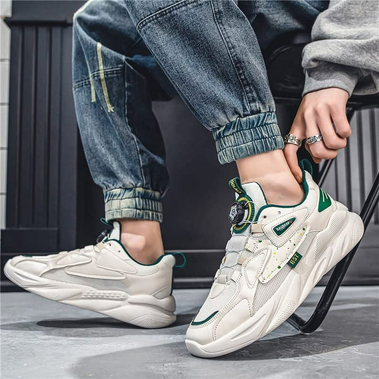 Men's Road Running Shoes Lightweight Walking Shoes Cushioning Mens