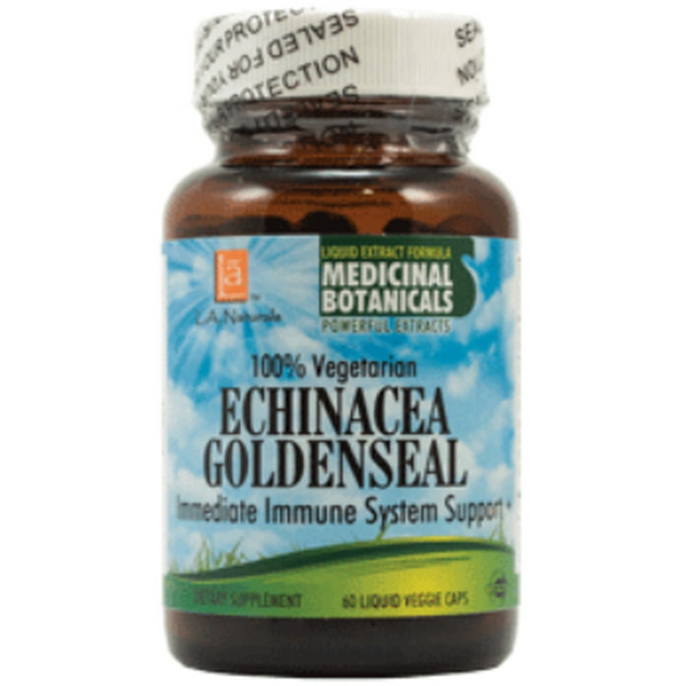 LA Naturals Echinacea Goldenseal Immediate Immune Support Capsules, 60