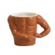 thumbnail image 1 of Taza de café divertida y novedosa con forma de hombre musculoso, taza de cerámica novedosa con cuchara, regalo de cumpleaños y Navidad para amantes de los músculos., 1 of 8
