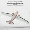 thumbnail image 4 of Metal Aircraft Model, Exquisite Workmanship Airplane Model Wind Up Toy  For Bars For Coffee Bars, 4 of 8