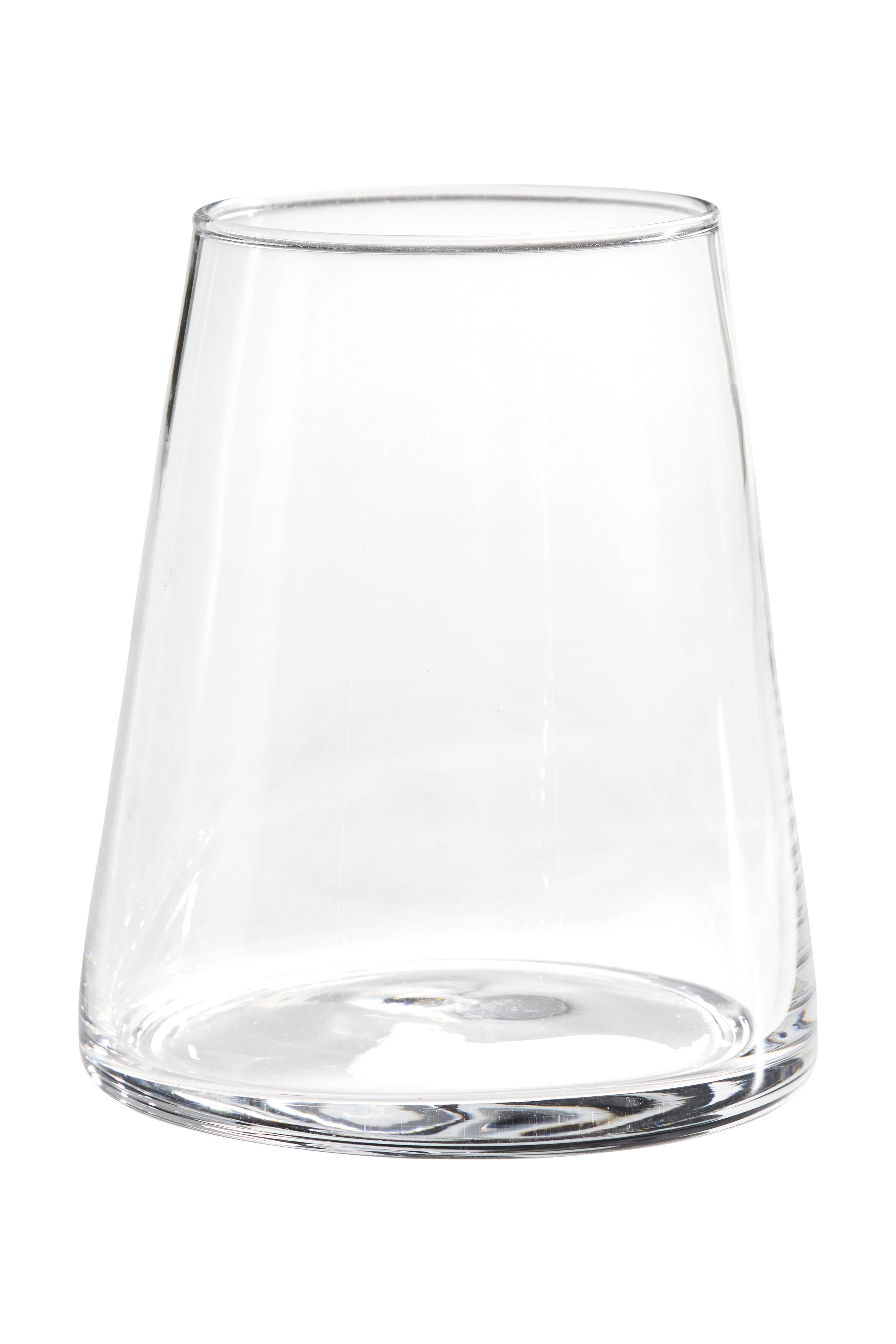 (2 pack) Better Homes & Gardens 17 oz Clear Flared Stemless Wine Glass (Set of 4)