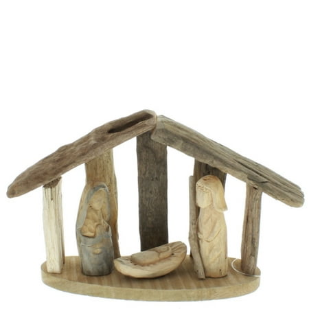 Driftwood Nativity Scene - Walmart.com