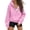 Pink #23, variant on Half Zip Cropped Hoodies for Women Y2k Cute Jackets Spring Fashion 2026 Sweatshirts