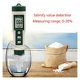 thumbnail image 5 of 10-in-1 P-H Meter Tester Digital Water Quality Test Meter With/non Backlight TDS/EC/SALT/TEMP/S.G/ORP/H2/Fertile Test ,Accurate - WHITE_BACKLIGHT, 5 of 7