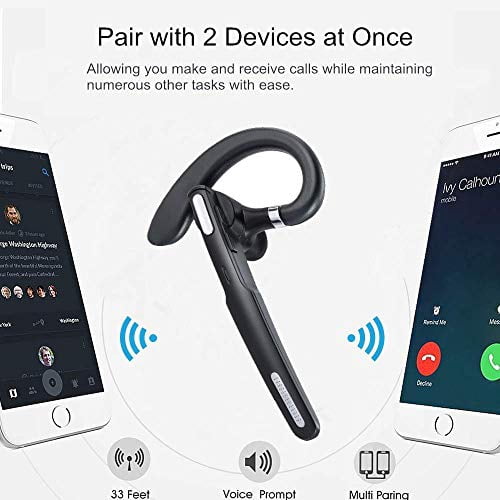 AZALLY Bluetooth Headset Earpiece for 