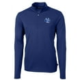 thumbnail image 2 of Men's Cutter & Buck Royal Air Force Falcons Team Big & Tall Virtue Eco Pique Recycled Quarter-Zip Pullover Top, 2 of 3