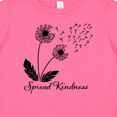 thumbnail image 4 of Inktastic Spread Kindness Dandelion Boys or Girls Baby T-Shirt, 4 of 5