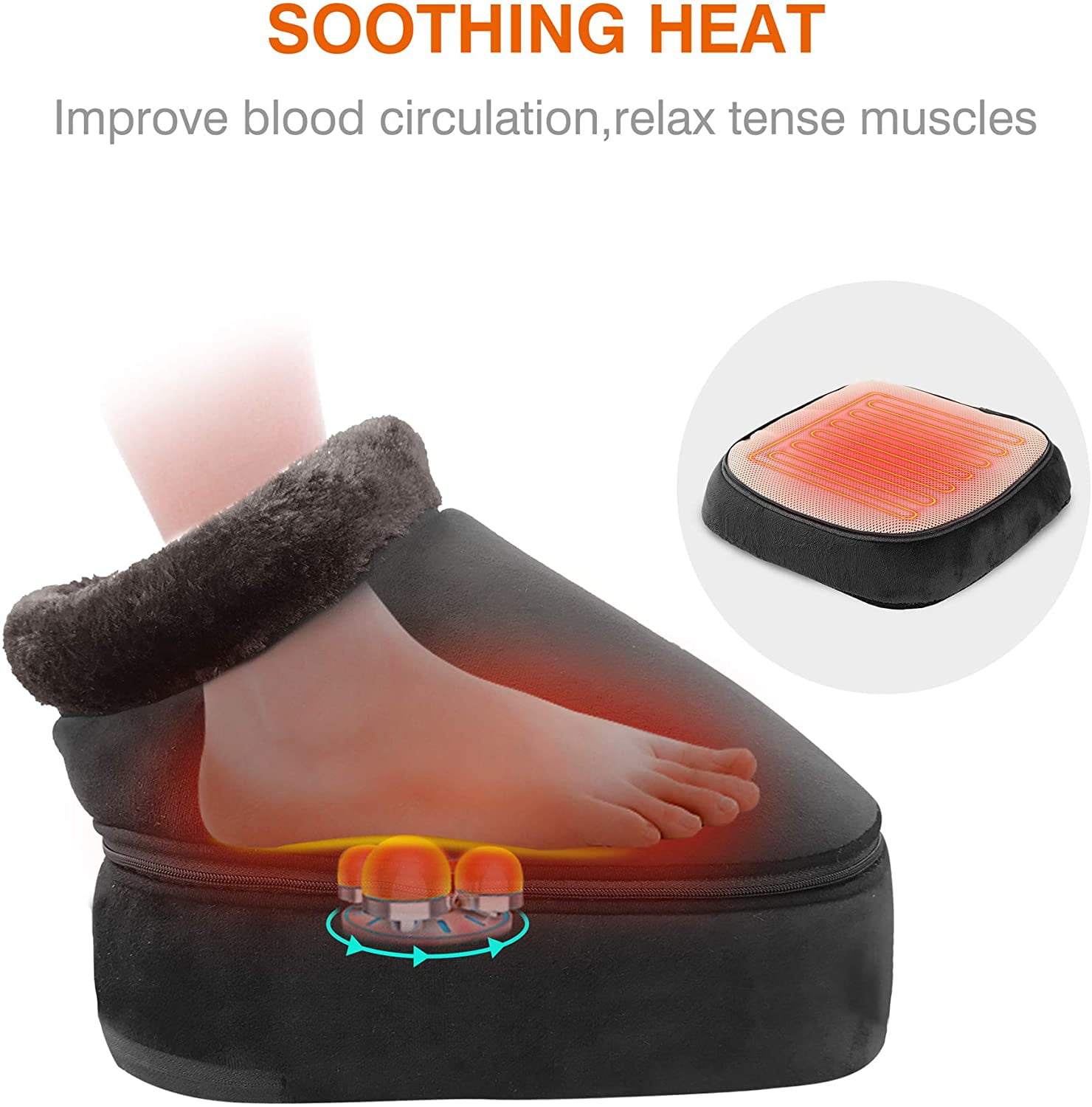 snailax 3 in 1 foot massager