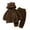 Brown, variant on MEZZALL Infants Girls Winter Long Sleeve Bear Prints Hoodie Tops Pants 2PCS Outfits Clothes Set Comfort Dailywear, Brown, 12-18 Months