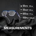 thumbnail image 5 of Oakley OO9284 Frogskins Range Round Shaped Non-Polarized Sunglasses for Men - Includes Official Eyewear Kit - Matte Transparent Blue Frame with Prizm Black Lens, 5 of 6