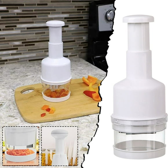 Manual Food Processor and Vegetable Chopper for Effortless Meal Preparation with Easy Dishwasher Cleaning