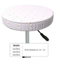 thumbnail image 4 of KLL Kawaii Cat Paw Round Bar Chair Cushion Cover 14 inch ,Bar Stool Protector with Elastic, Soft Washable, 4 of 6