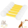 thumbnail image 2 of Yellow Rope Cat Toy Boredom Relief Teething Stick Dog Tease Stick Supplies, 2 of 6