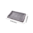 thumbnail image 3 of Tgbvmt Rectangular All Season Pet Bed 20.47In Thickened Insulated Tear Proof Bite Resistant Non Slip Bottom Waterproof Base for Indoor Cats Dogs Crate Sofa Floor Rest Pet Bedding Decor, 3 of 6
