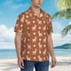 thumbnail image 3 of Balery Cute Poodle Dog Camisas hawaianas de manga corta para hombre, camisas playeras de corte holgado, camisas de vacaciones con botones,Small, 3 of 7