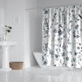 thumbnail image 2 of Waterproof Beautiful Colorful Floral Shower Curtain 72x72 Inch Boho Style Polyester Unique Shower Curtain for Bathroom Hotel Home Decor with 12 Plastic Hooks, 2 of 5