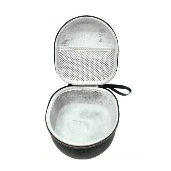 Shockproof EVA Hard Shell Headphone Travel Case with Meshes Pocket Holder