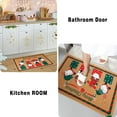 thumbnail image 5 of Christmas Door Mat Vintage Cute Gnome Pattern Kitchen Mat Indoor Thanksgiving Floor Mat Kitchen Mat Non Slip Scratch Absorbent Snow Kitchen Mat Door Mat Crystal Velvet 30" X 17", 5 of 6