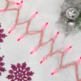 thumbnail image 4 of Northlight 100ct Pink Mini Christmas Light Set, 20ft Pink Wire, 4 of 7