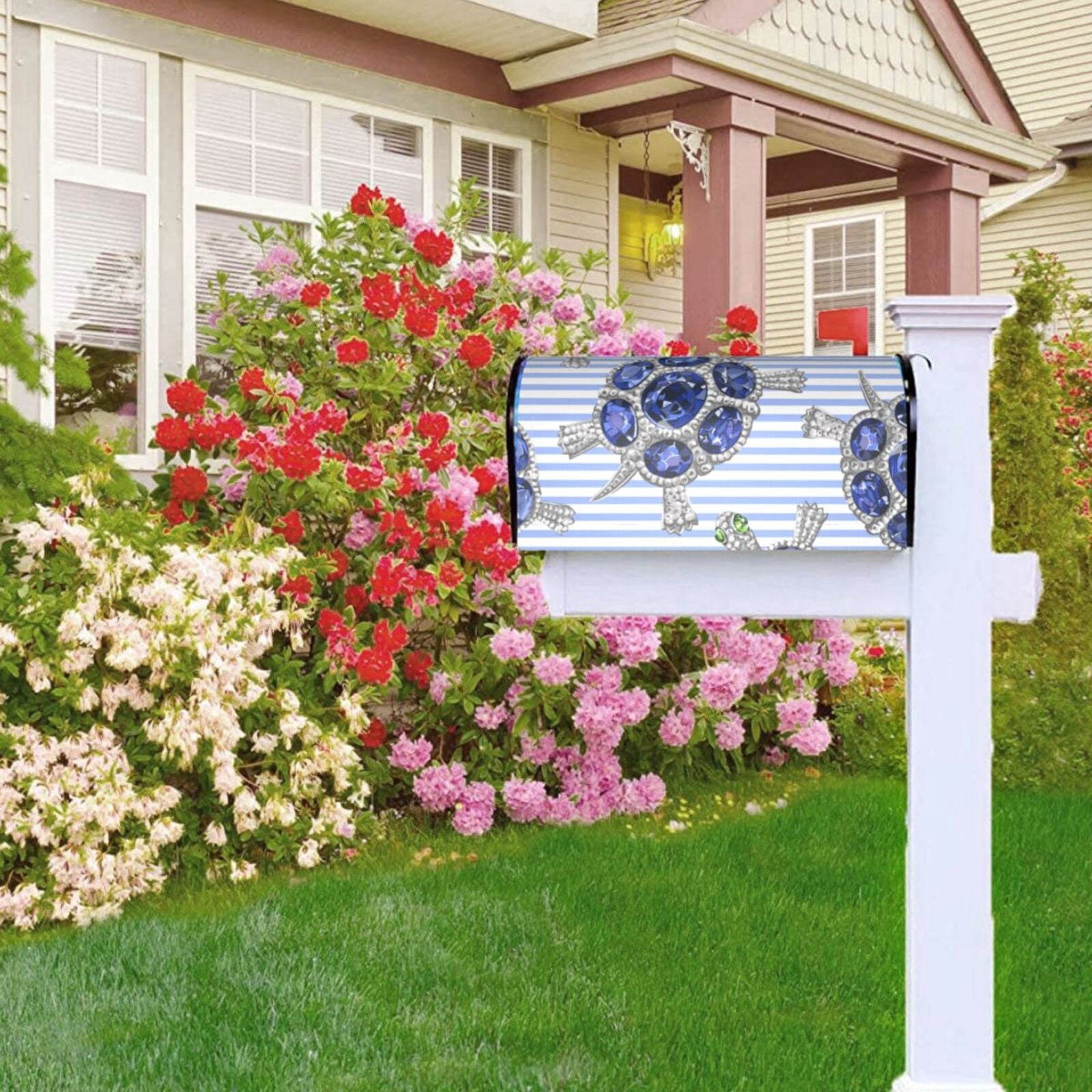 Kdxio Magnetic Mailbox Cover 21x18 in Mailbox Cover Outdoor Decoration Holiday Mailbox Covers for Home Garden Yard-21x18 in