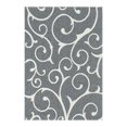 thumbnail image 3 of Unique Loom Decatur Collection Area Rug - Scroll (4' 2" x 6' 1" Rectangle Dark Gray/Ivory), 3 of 7