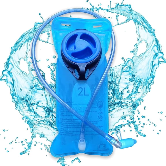 Hydration Pack, Hydration Backpack - Water Backpack with 2l Hydration Bladder, Festival Essential - Rave Hydration Pack Hydropack Hydro for Hiking, Running, Biking, Festival Gear