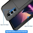 thumbnail image 6 of Allytechgroup Shockproof Phone Case for Samsung Galaxy S25+ Plus, Military-Grade Protection, MagSafe & Car Mount Compatible, Rugged TPU/PC Bumper, Water-Resistant Case for Samsung Galaxy S25+,Black, 6 of 7