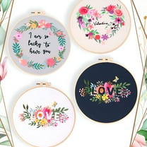 BESTSKY Embroidery Kit,Cross Stitch Kit DIY Embroidery Starter Kit Sewing Supplies