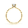 thumbnail image 2 of ANGARA Natural Cushion 1 ct Diamond Engagement Ring in 14K Yellow Gold for Women (Size-5.5mm| Color-I-J| Clarity-I1-I2) | April Birthstone, Anniversary, Jewelry Gift for Women | Natural Diamond Ring, 2 of 9