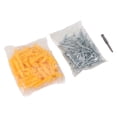 thumbnail image 1 of Tool Screw Nails Double Head Skirting Screws Stainless Steel With Wall Anchor Screwdriver Bit Seamless Hardware Tool Accessory For Home, 1 of 8