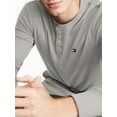 thumbnail image 2 of Tommy Hilfiger Mens Modern Essentials Long Sleeve Henley Grey Heather, 2 of 4