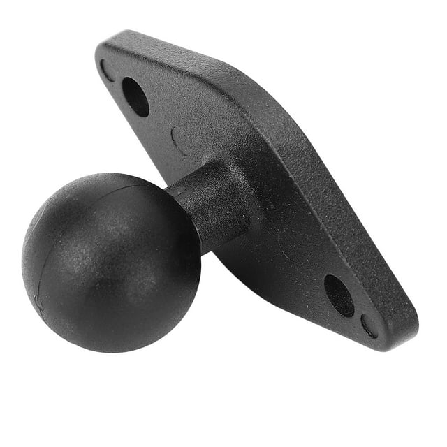 1 Inch Ball Mount Base, AMPS Plate Aluminum Alloy CNC Machined Anti Slip Anodized Easy To Install for B Size 1 Inch Ball Double Socket Arm for Vessels Kayaks