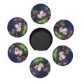 thumbnail image 3 of Posavasos de cuero de 6 piezas, posavasos de axolotl para bebidas, posavasos para tazas, regalo de inauguración de la casa, ideal para la decoración del hogar, 3 of 7