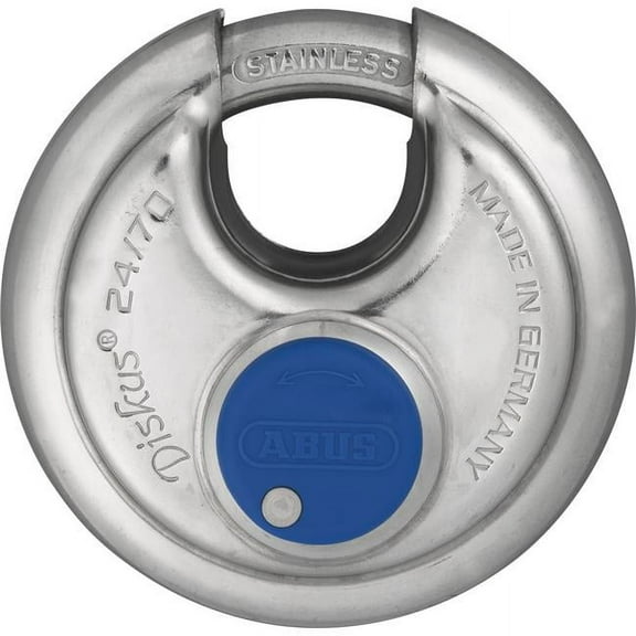 ABUS 24IB by 70 C KD Diskus Stainless Steel Shackle Padlock