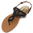 thumbnail image 3 of Victoria K Women's Braided Design Sandals, 3 of 5